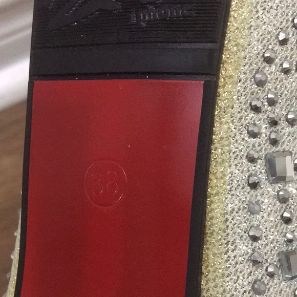 Silver Rhinestone Pumps - Picture 9 of 11